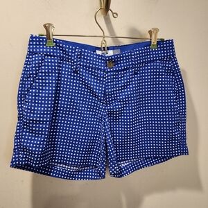 Old navy royal blue polka Dot short size 0